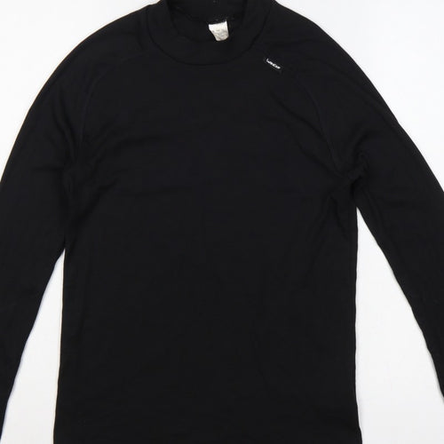 Wedze Men Black S Thermal Ski Base Layer Long Sleeve Top