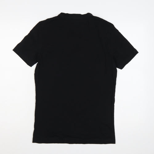 Calvin Klein Jeans Men's Black M Logo Graphic Crew Neck Short Sleeve T-Shirt