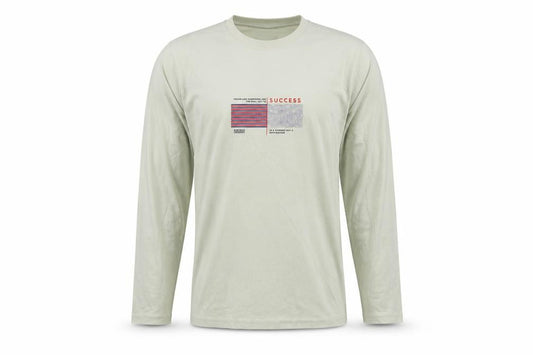 O'Taya Men's Green L Graphic Success Long Sleeve Crew Neck T-Shirt