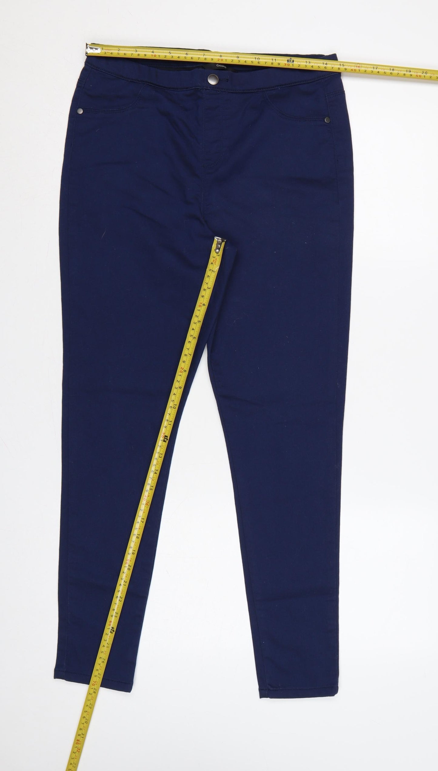 George Women’s Navy Blue UK 12 Skinny Stretch Jeans