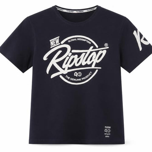 Ripstop Boys Blue 12-13 Years Basic Graphic Logo Cotton T-Shirt