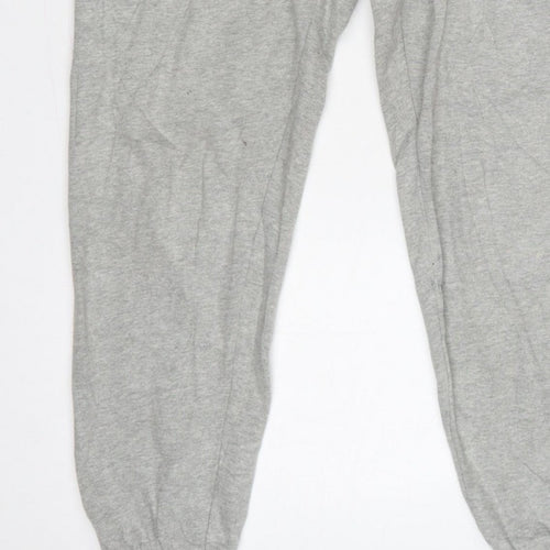 Gap Women Grey S Logo Jogger Sweatpants Elastic Waist Drawstring