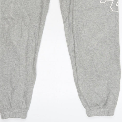 Gap Women Grey S Logo Jogger Sweatpants Elastic Waist Drawstring