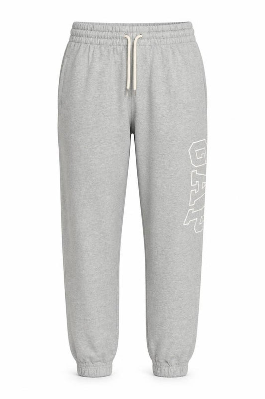 Gap Women Grey S Logo Jogger Sweatpants Elastic Waist Drawstring