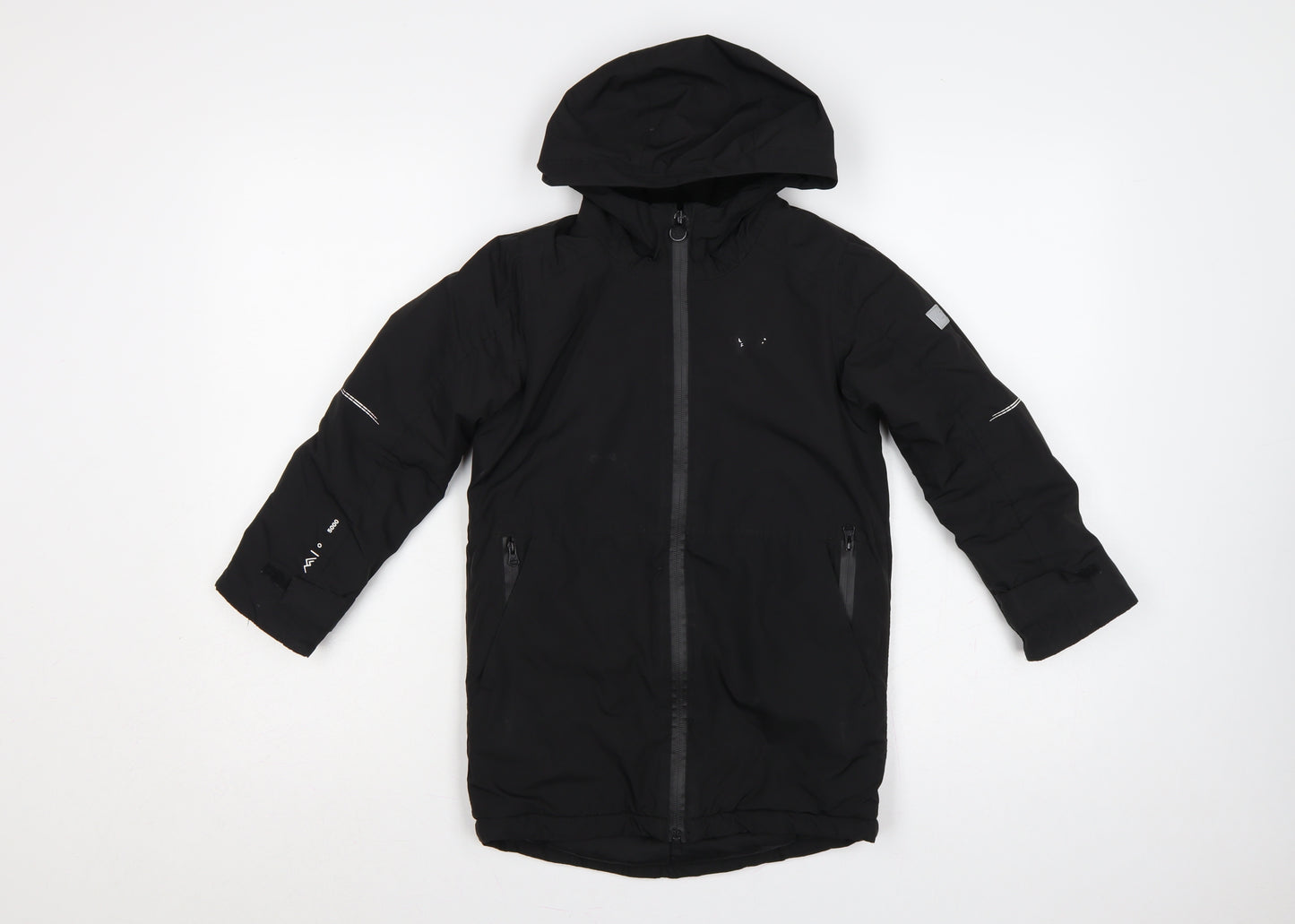 Regatta Boys Black 5-6 Years Hooded Padded Waterproof Parka Jacket