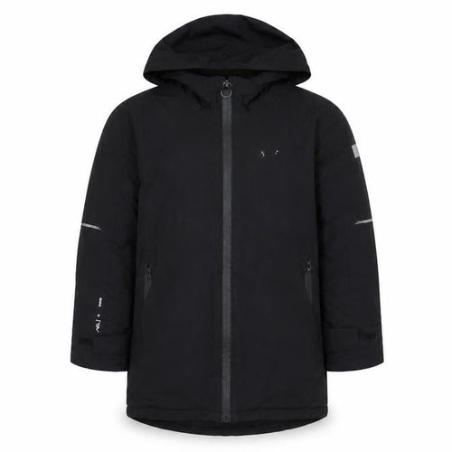 Regatta Boys Black 5-6 Years Hooded Padded Waterproof Parka Jacket