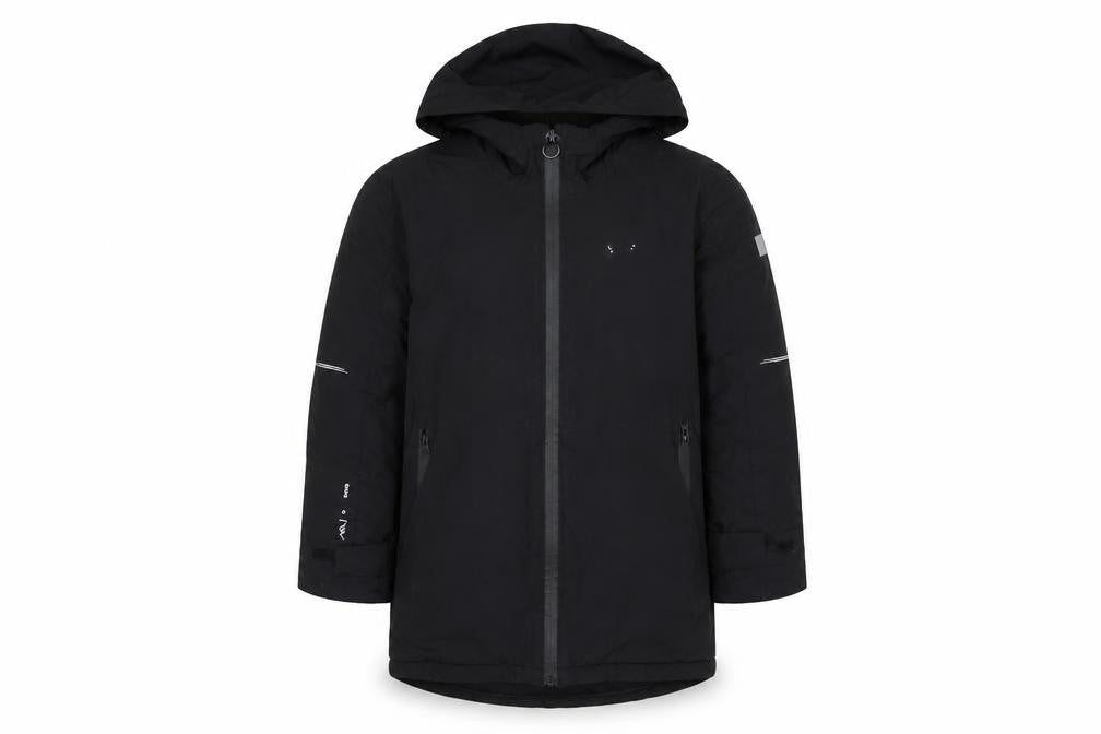 Regatta Boys Black 5-6 Years Hooded Padded Waterproof Parka Jacket