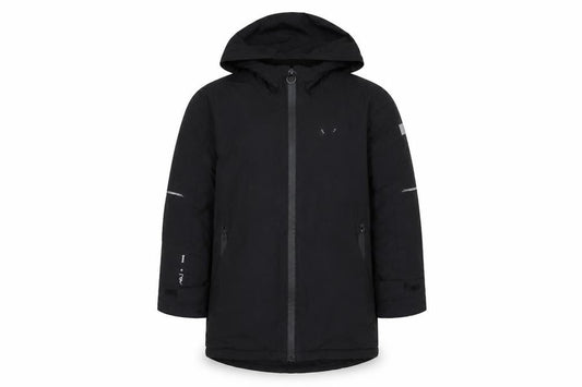Regatta Boys Black 5-6 Years Hooded Padded Waterproof Parka Jacket