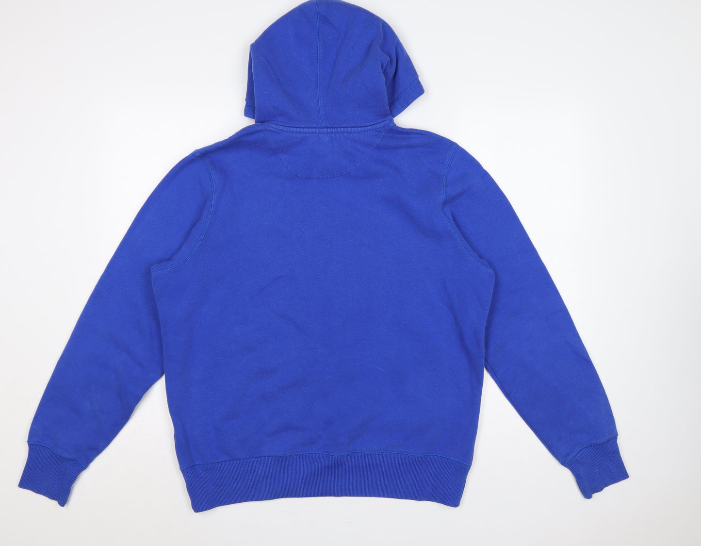 Nike Men’s Blue M Pullover Hoodie Swoosh Logo Fleece Sports
