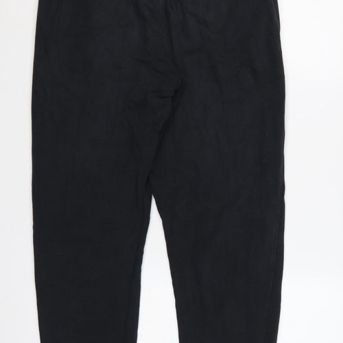 Nike Men’s Black M Fleece Sweatpants Joggers Logo Elastic Waist