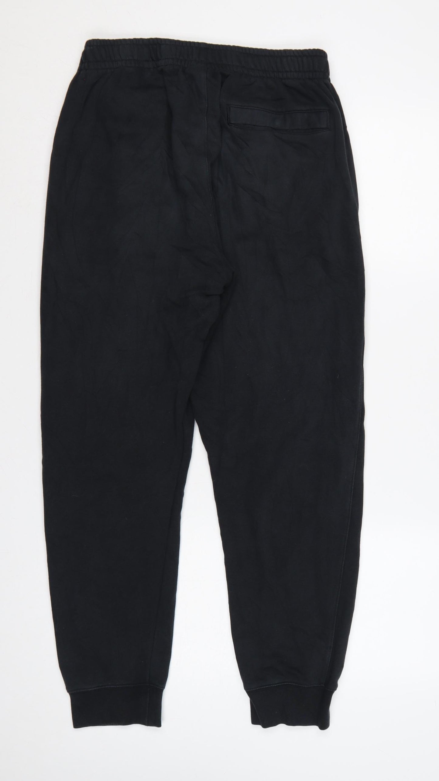 Nike Men’s Black M Fleece Sweatpants Joggers Logo Elastic Waist