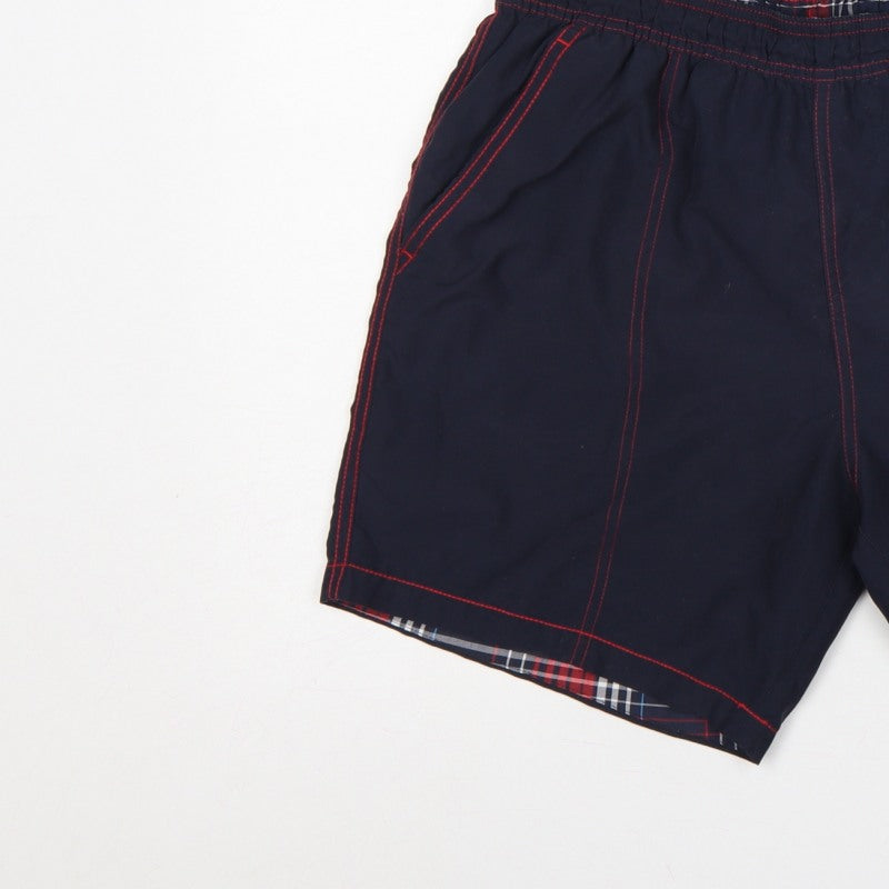 Speedo Men’s Blue L Swim Shorts Elastic Waist Pockets