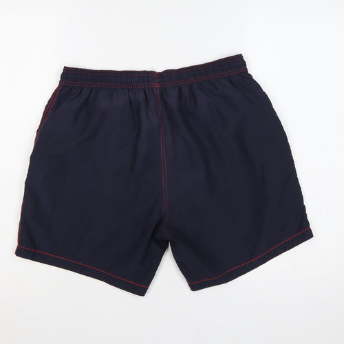 Speedo Men’s Blue L Swim Shorts Elastic Waist Pockets