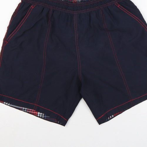 Speedo Men’s Blue L Swim Shorts Elastic Waist Pockets
