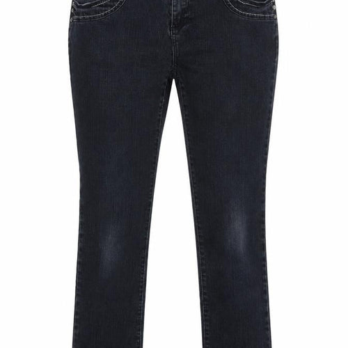 E-vie Women Black UK 14 Glamour Skinny Stretch Studded Jeans