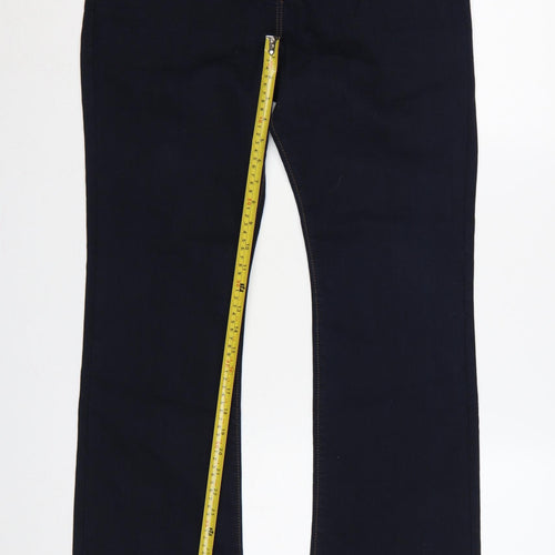 George Women’s Dark Blue UK 14 Regular Bootcut Stretch Jeans