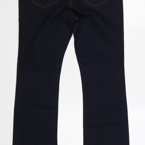 George Women’s Dark Blue UK 14 Regular Bootcut Stretch Jeans
