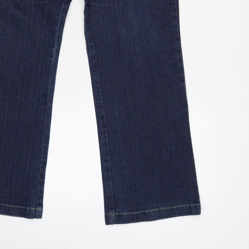 David Emanuel Women’s Blue Size 14 Dark Wash Bootcut Jeans