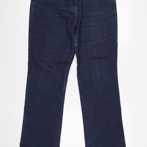 David Emanuel Women’s Blue Size 14 Dark Wash Bootcut Jeans