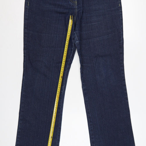 David Emanuel Women’s Blue Size 14 Dark Wash Bootcut Jeans