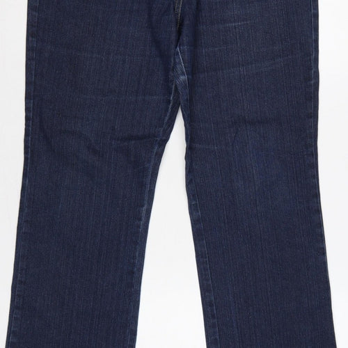 David Emanuel Women’s Blue Size 14 Dark Wash Bootcut Jeans