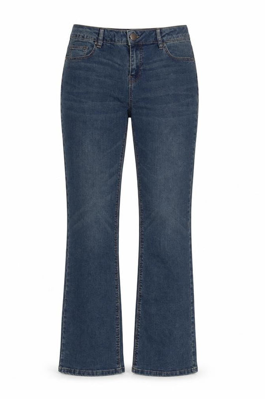George Women’s Blue UK 12 Bootcut Mid Rise Stretch Jeans