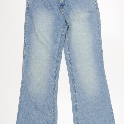 Yessica Women’s Blue Bootcut Jeans UK 10 EU 38 30in Leg Stretch