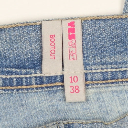 Yessica Women’s Blue Bootcut Jeans UK 10 EU 38 30in Leg Stretch