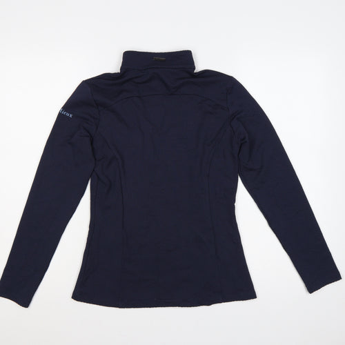 LeMieux Women’s Blue UK 8 Slim 1/2 Zip Long Sleeve Sports Top