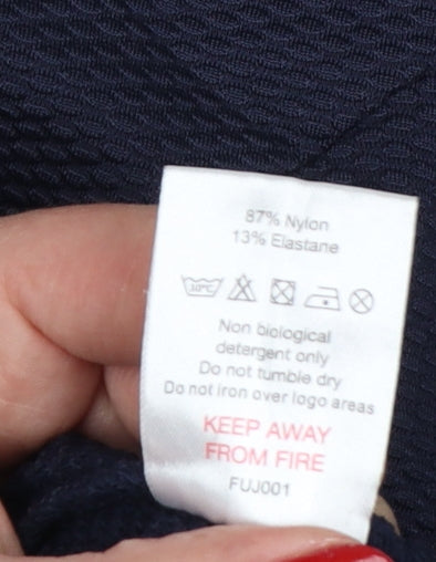 LeMieux Women’s Blue UK 8 Slim 1/2 Zip Long Sleeve Sports Top