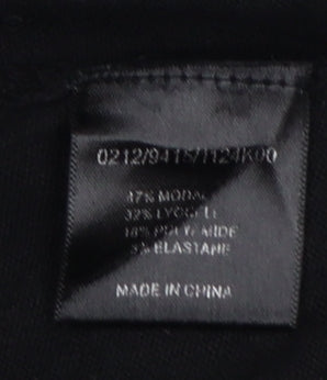 Hobbs Women’s Black Size 10 Open V-Neck Long Sleeve Jersey Cardigan