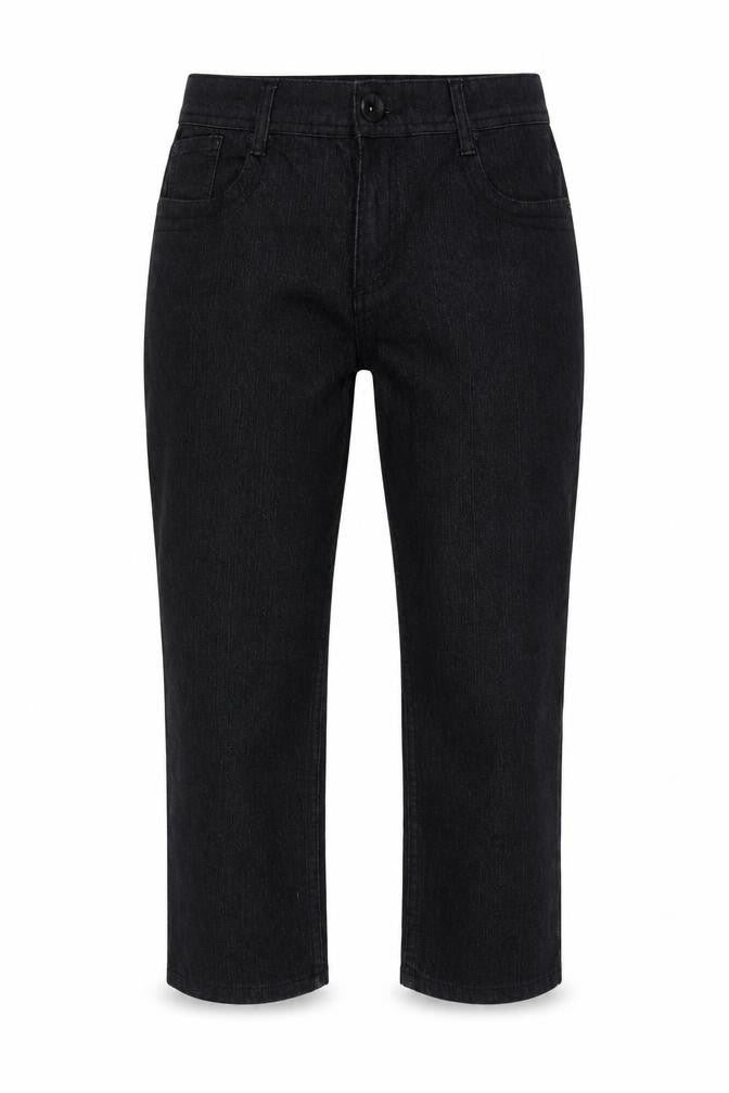 Marks & Spencer Womens Black UK 10 Straight Leg Denim Jeans