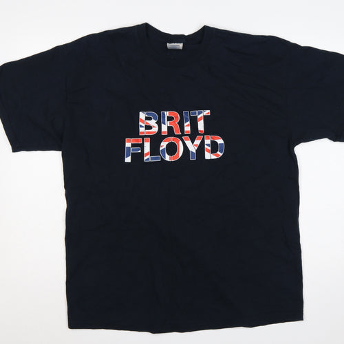 Gildan Men’s Black XL Brit Floyd 2012 Tour Graphic Band T-Shirt