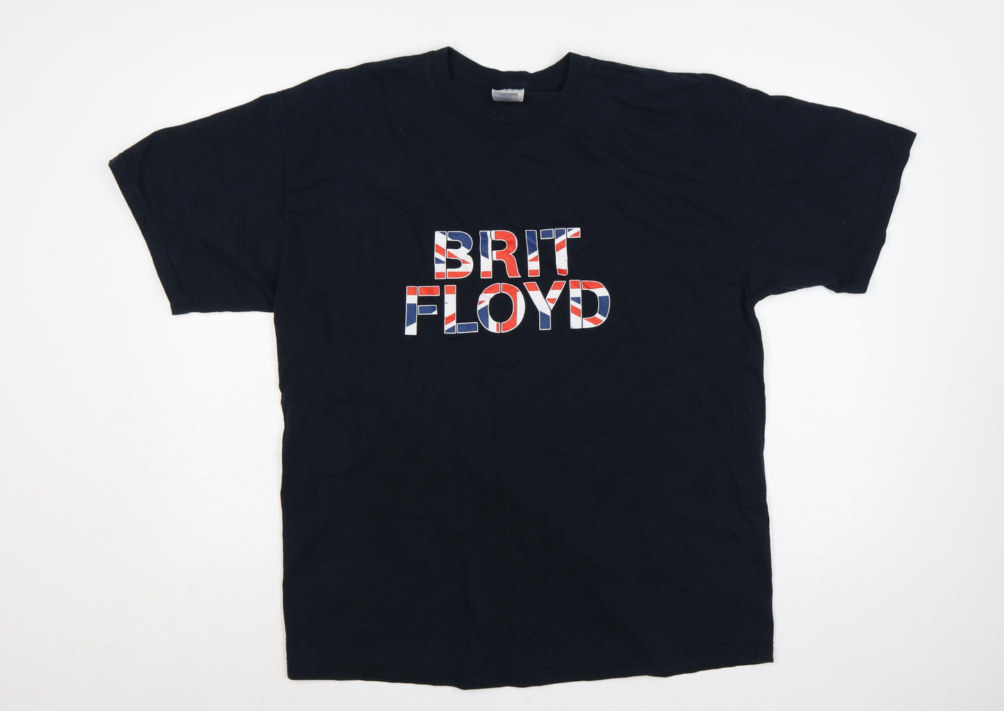Gildan Men’s Black XL Brit Floyd 2012 Tour Graphic Band T-Shirt