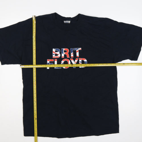 Gildan Men’s Black XL Brit Floyd 2012 Tour Graphic Band T-Shirt