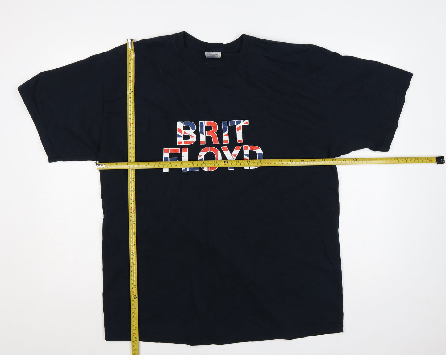 Gildan Men’s Black XL Brit Floyd 2012 Tour Graphic Band T-Shirt