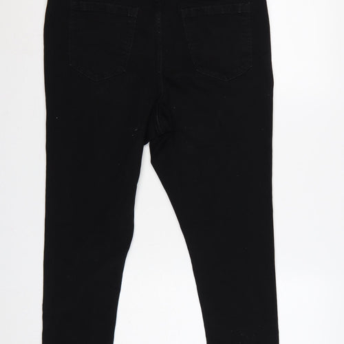 F&F Women Black UK 18 Skinny Denim Jeans 5 Pocket