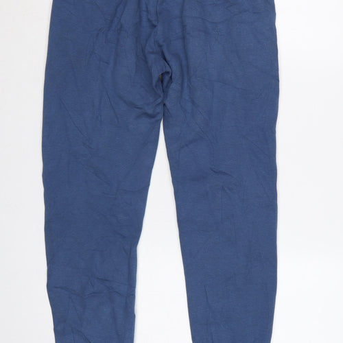 McKenzie Men’s Blue M Logo Cuffed Drawstring Jogger Sweatpants
