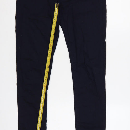 Dorothy Perkins Women Black Size 12 Stretch Denim Jeggings Pockets
