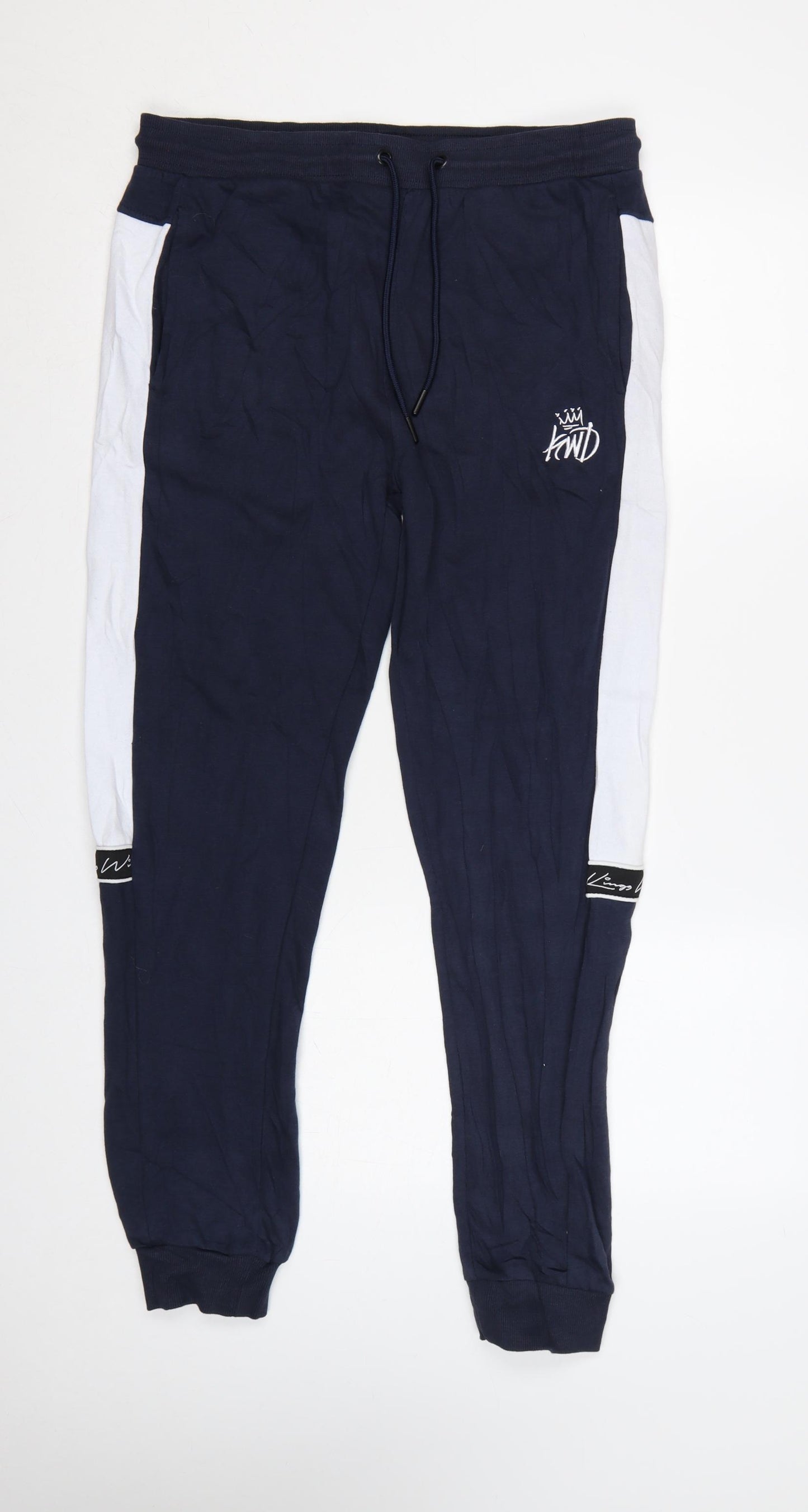 Kings Will Dream Men's Blue M Jogger Sweatpants Logo Drawstring
