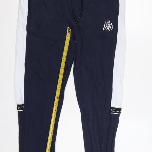Kings Will Dream Men's Blue M Jogger Sweatpants Logo Drawstring