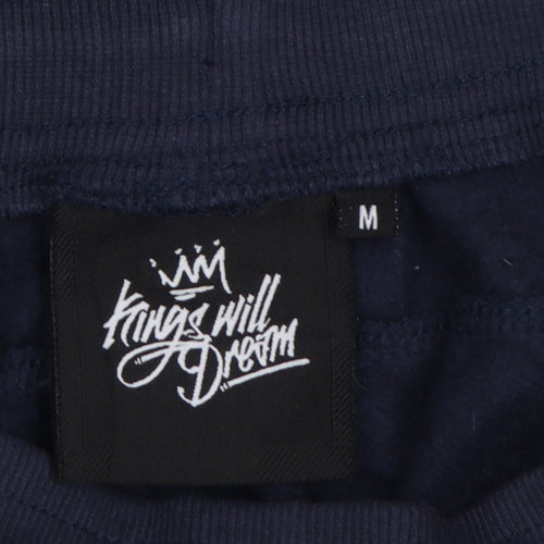 Kings Will Dream Men's Blue M Jogger Sweatpants Logo Drawstring