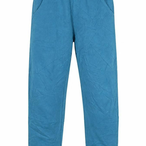FatFace Girls Blue Size 13 Jogger Sweatpants Drawstring Cotton Blend