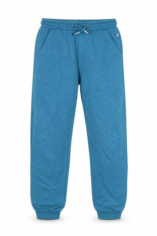 FatFace Girls Blue Size 13 Jogger Sweatpants Drawstring Cotton Blend
