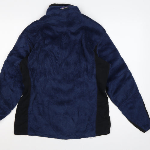 Patagonia Men’s Blue M Polartec 1/4 Zip Fleece Pullover Outdoor