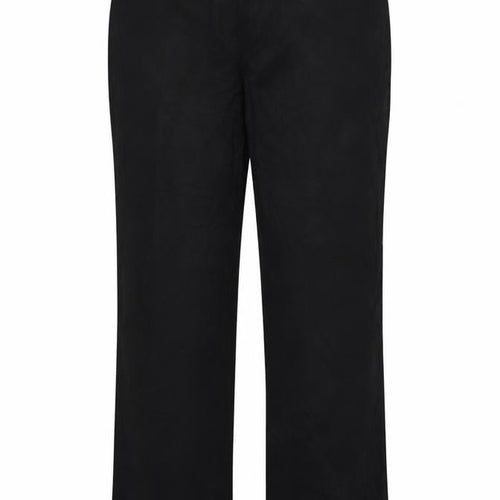 Marks & Spencer Women Black UK 16 Straight Leg Lined Trousers