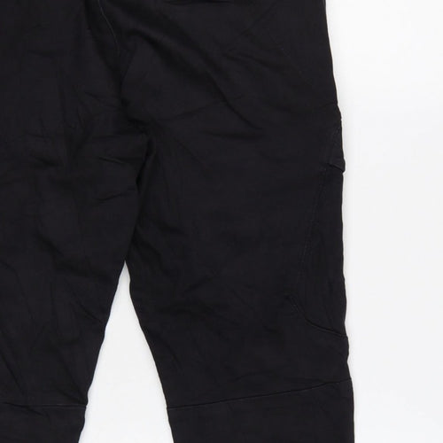 Pull&Bear Men’s Black M Cargo Jogger Trousers Drawstring