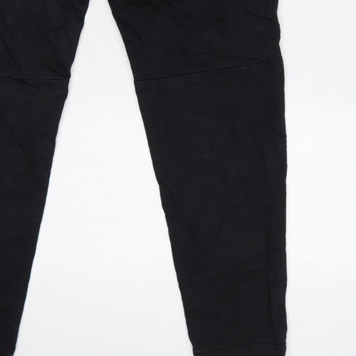 Pull&Bear Men’s Black M Cargo Jogger Trousers Drawstring