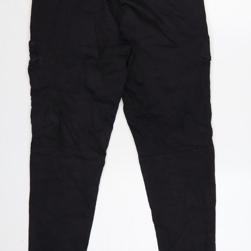 Pull&Bear Men’s Black M Cargo Jogger Trousers Drawstring