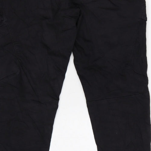 Pull&Bear Men’s Black M Cargo Jogger Trousers Drawstring